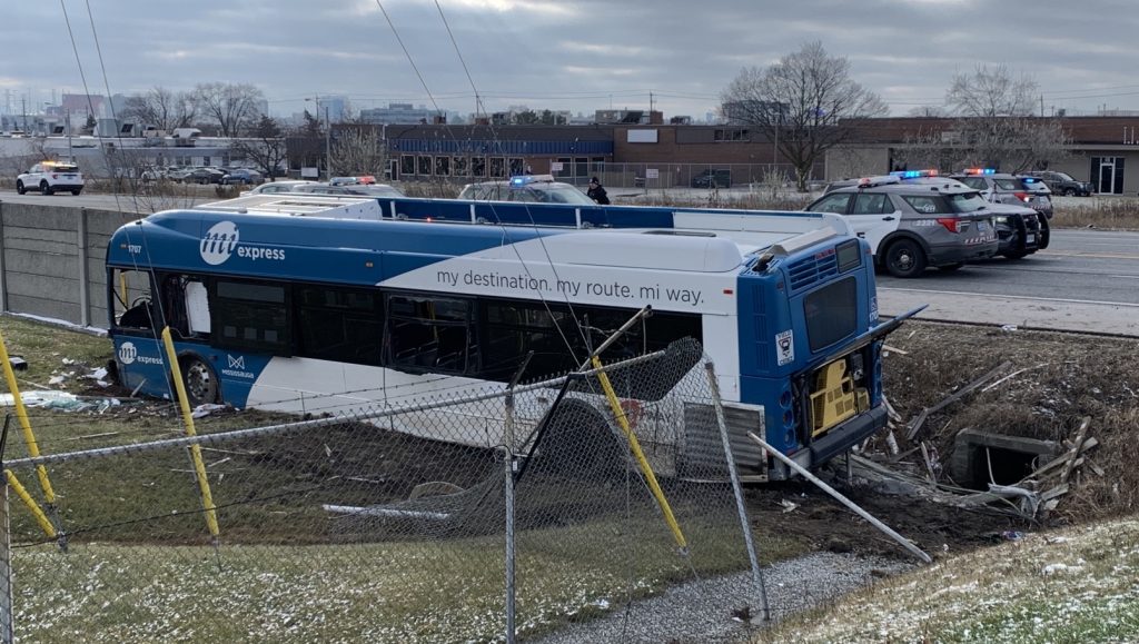 Mississauga bus crash