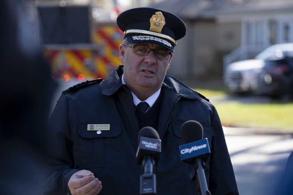 Toronto Fire Chief Matthew Pegg retiring this October