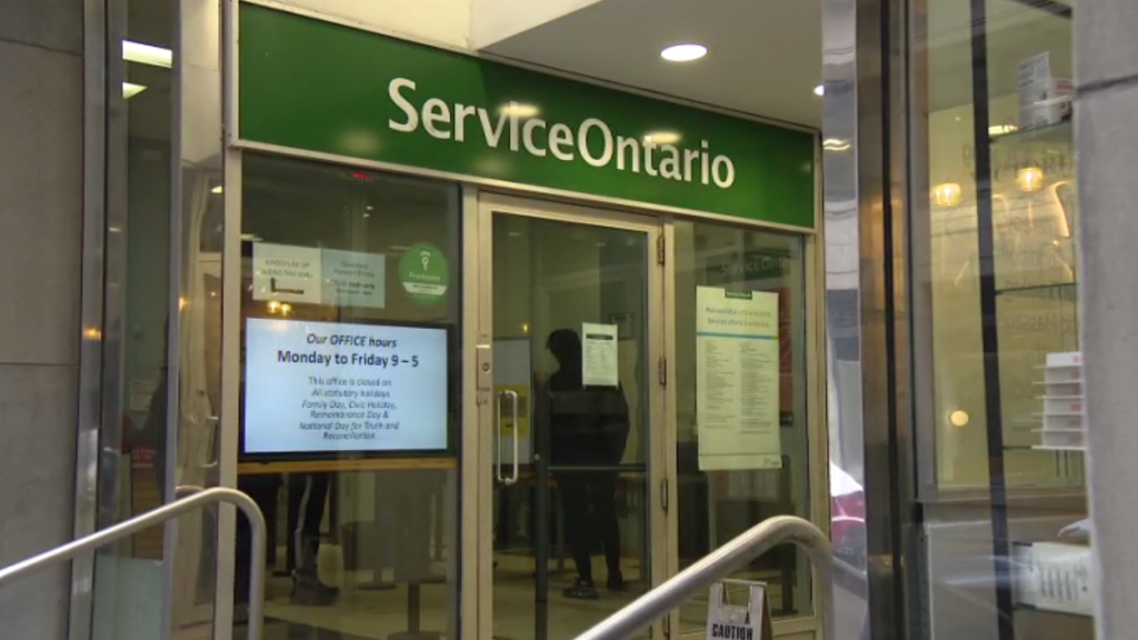 ServiceOntario at 33 Victoria St. in downtown Toronto.