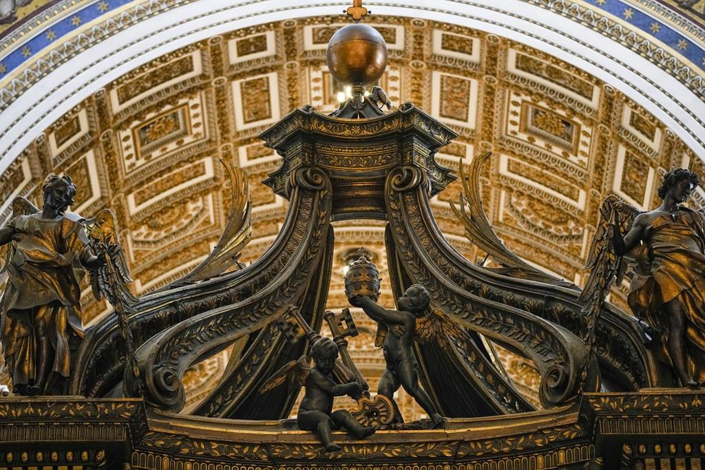 Vatican unveils plans for restoring Bernini's canopy in St. Peter's Basilica