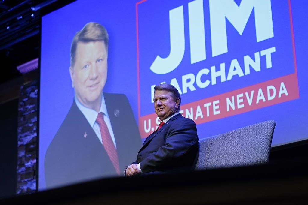 Nevada Republican Senate primary candidates take aim at absent front