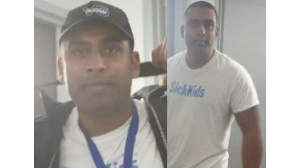 Toronto police officers release photos of a man they allege has been posing as a SickKids canvasser and asking for cash.