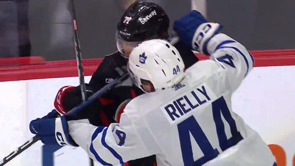 Toronto Maple Leafs defenceman Morgan Reilly