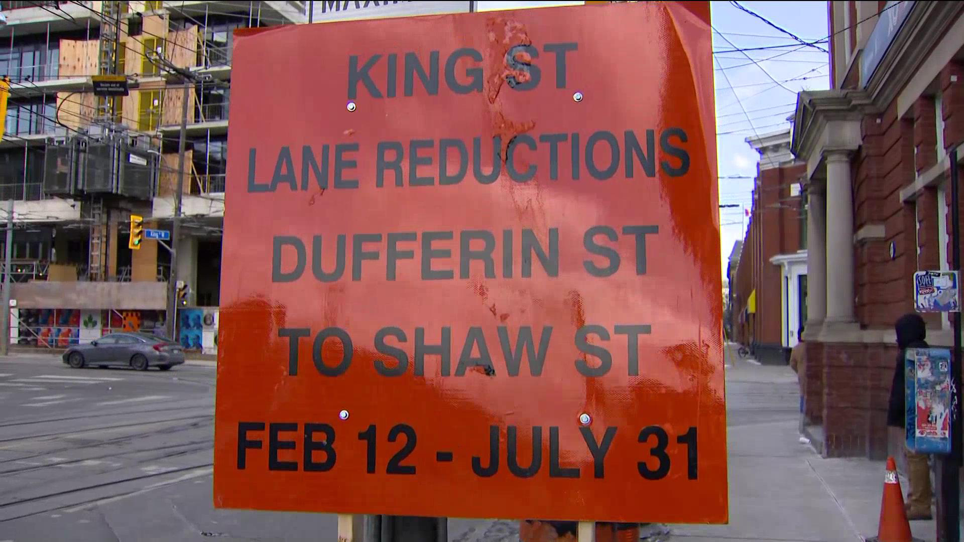 未来10个月，道路施工和TTC轨道工作将对King Street产生影响