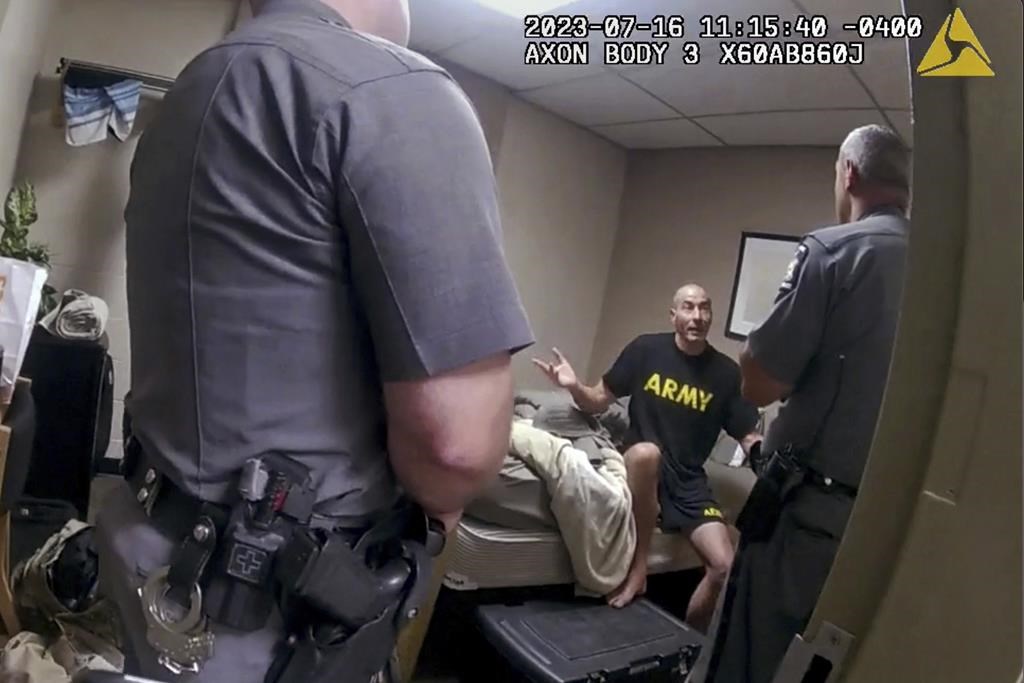 In video, Maine gunman said reservists were scared because he was 'capable'  of doing something