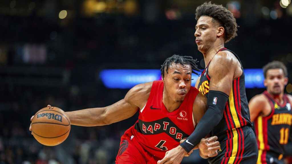 Barnes, Quickley stay hot as Raptors hold on to beat Hawks