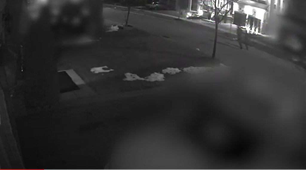 Security camera footage shows two suspects on Ironside Drive in Vaughan before two vehicles caught fire on a driveway Feb. 22, 2024