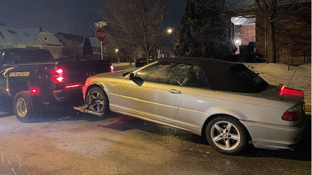 Street racing arrest