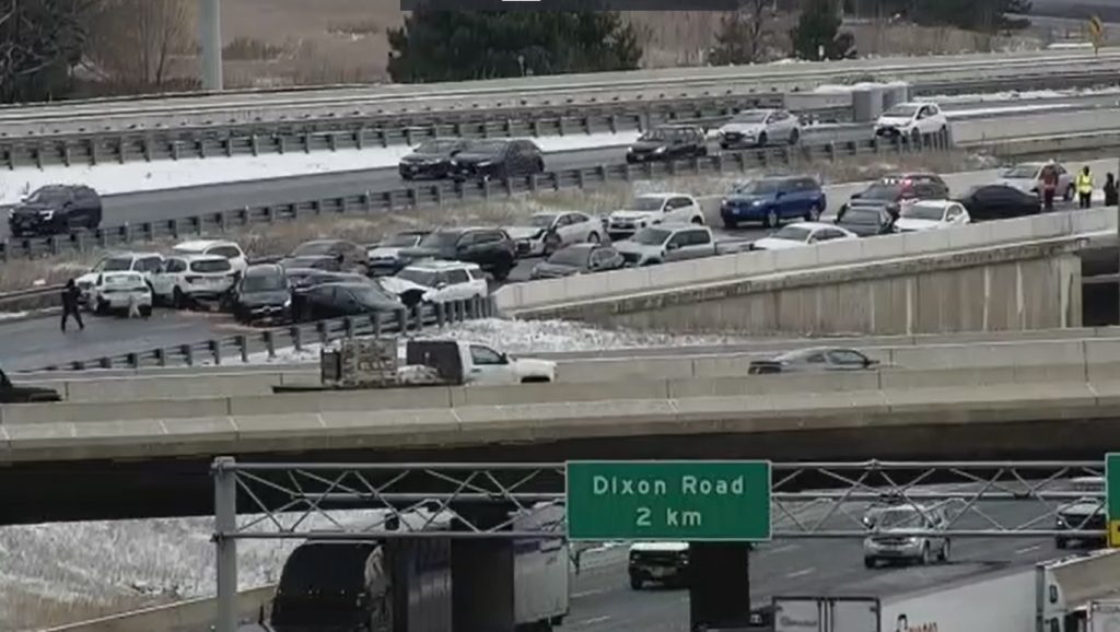 401 ramp crash