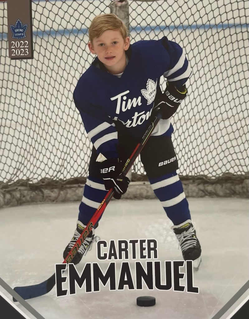 8-year-old from Bowmanville eats, sleeps and breathes hockey