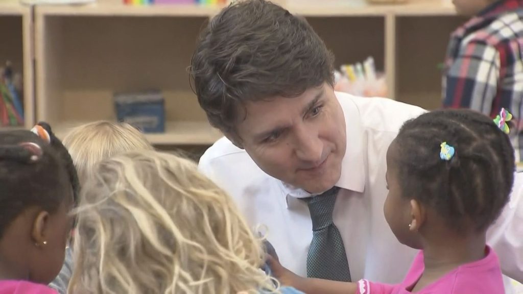 PM Justin Trudeau proposes $1B for child care in Canada