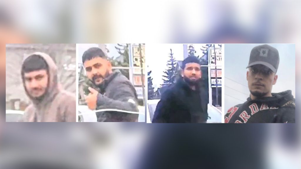 Police search for 4 suspects in violent road rage incident in Brampton