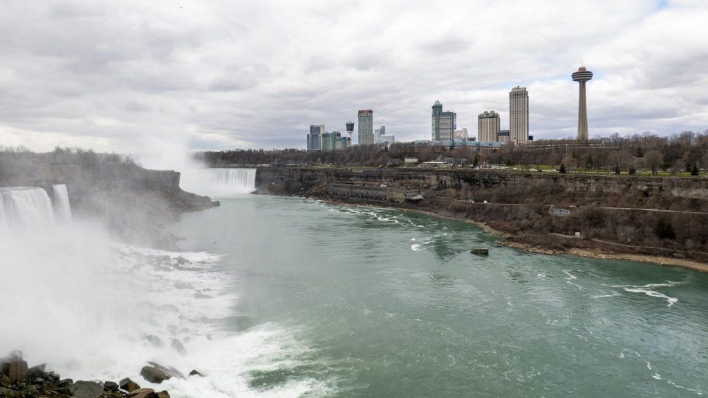 A view of Niagara Falls, Ont.