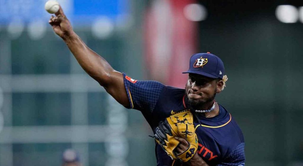 Houston Astros' Ronel Blanco throws no-hitter against Toronto Blue Jays, first of his career