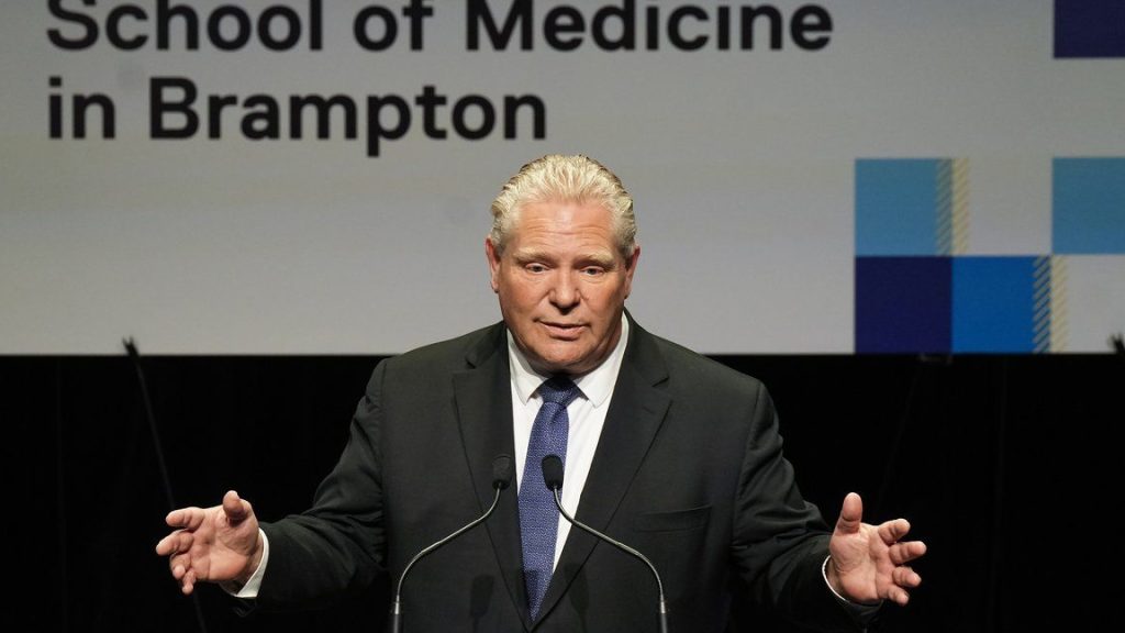 'Our kids first': Doug Ford wants only Ontario students at med schools in province