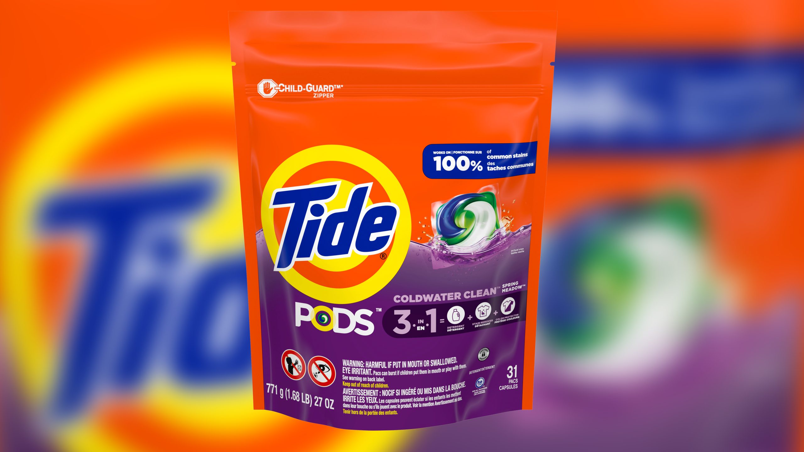 Tide PODS, Gain Flings Laundry Packs Recalled Due To Child-resistant ...