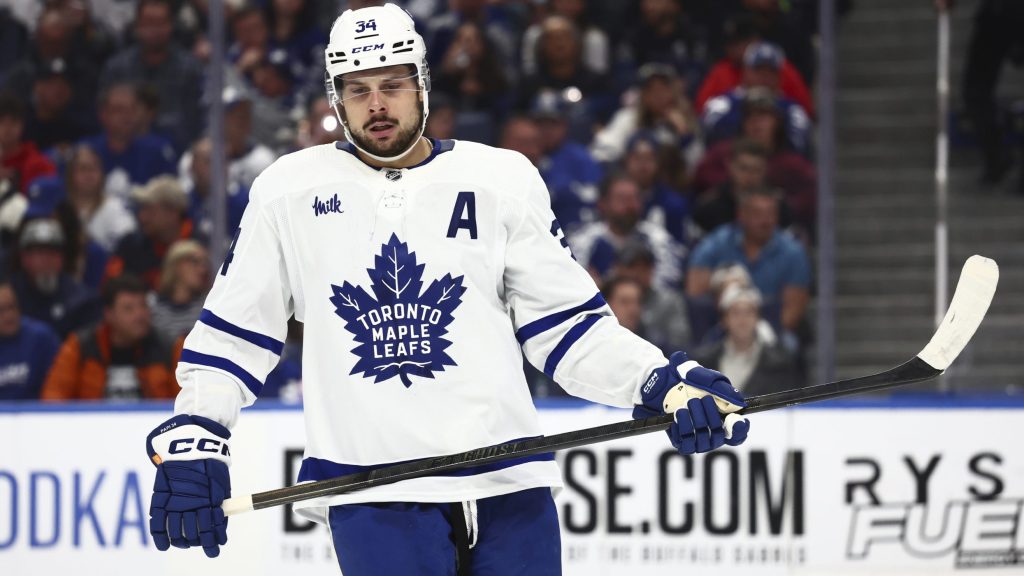 Leafs' Auston Matthews out for Game 6 vs. Bruins