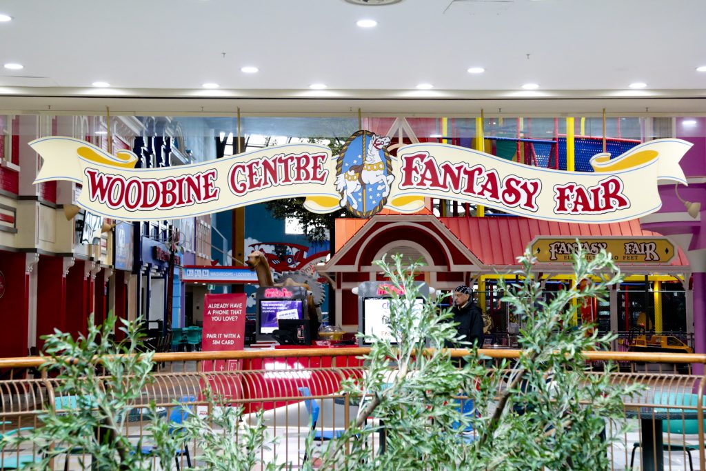 The Woodbine Centre Fantasy Fair near Highway 27 and Rexdale Boulevard.