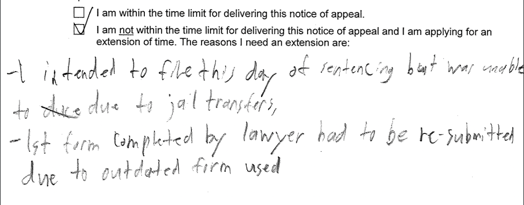 Nathaniel Veltman, the man convicted of murdering a Muslim family in London, Ontario, has now filed his inmate notice of appeal in an attempt to overturn the jury’s verdict. (OMNI News, obtained from the Court for Appeal of Ontario)