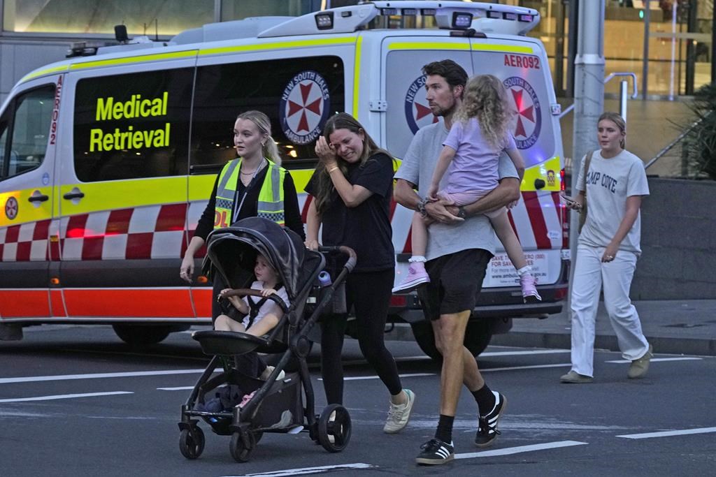 'Run, run, run': Chaos at a Sydney mall as 6 people stabbed to death, and the suspect fatally shot