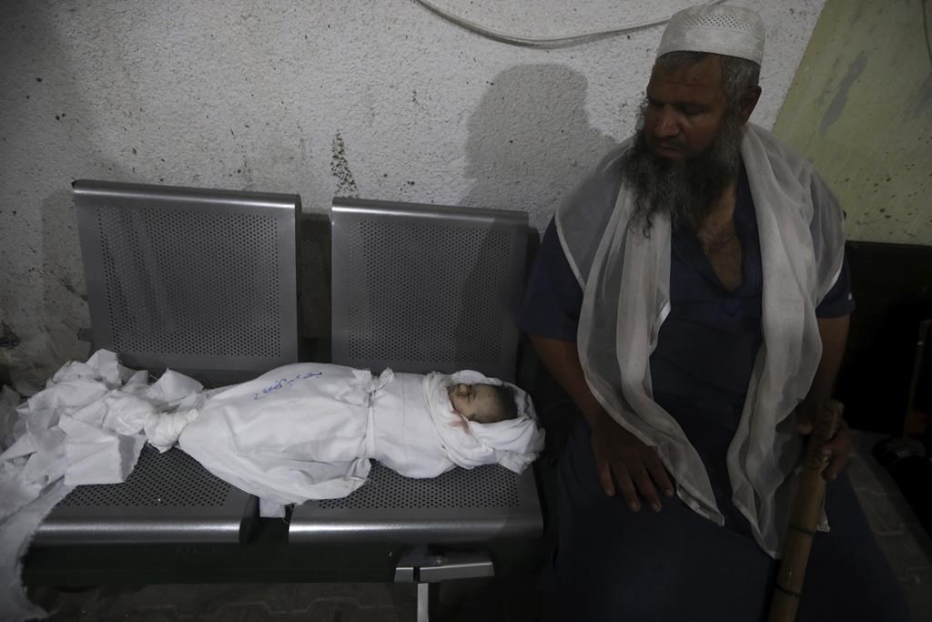 An Israeli airstrike in Gaza's south kills at least 9 Palestinians, including 6 children
