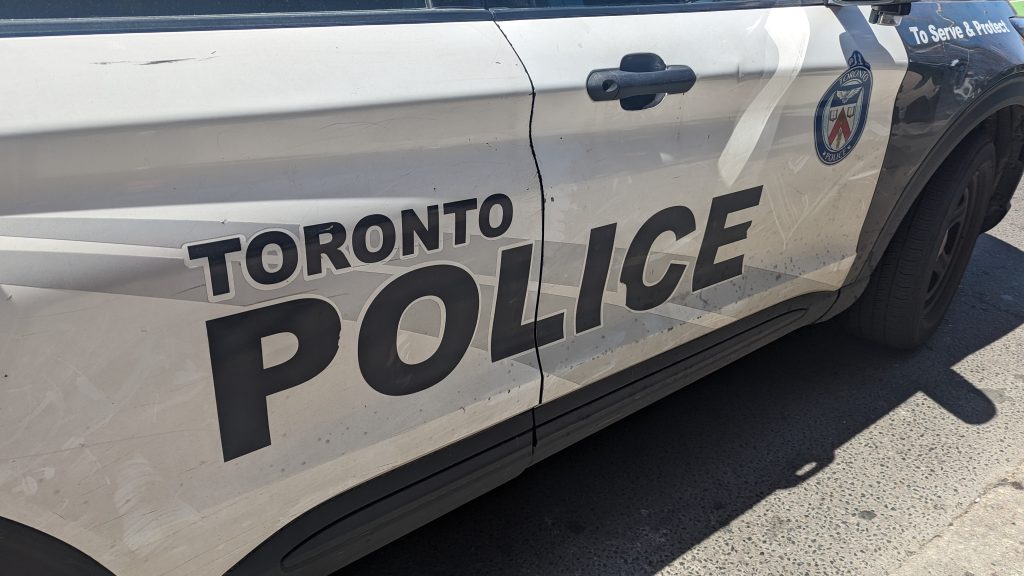 Pedestrian injured when struck by vehicle in Steeles Avenue West and Bathurst Street area
