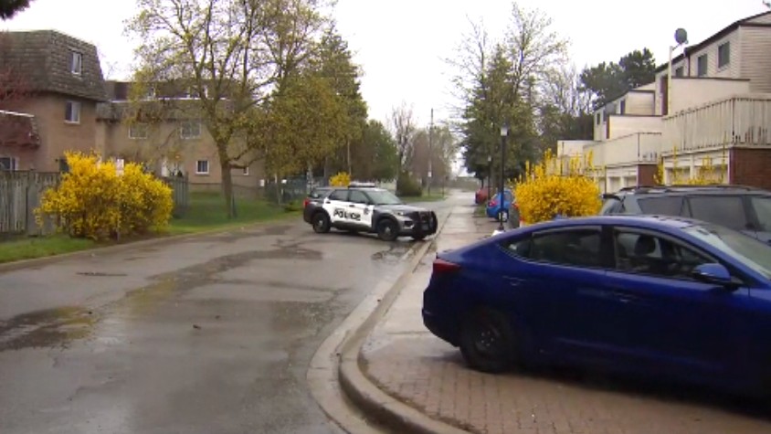 Police investigate after one person was stabbed in the area of Lawrence Avenue and Galloway Drive