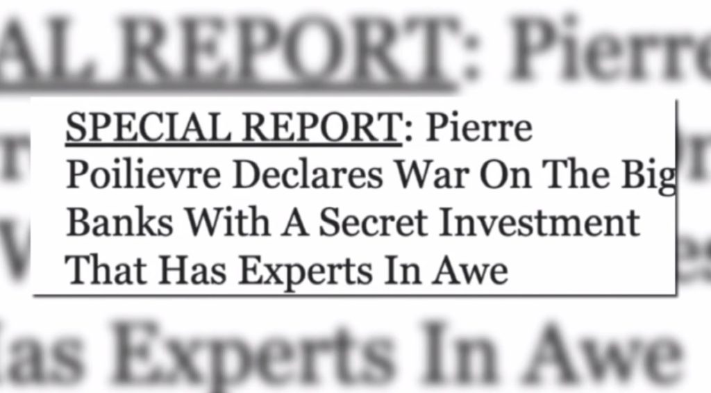 Frank Gray came across what he thought was a legitimate news story featuring Conservative Party Leader Pierre Poilievre promoting a crypto currency investment firm.