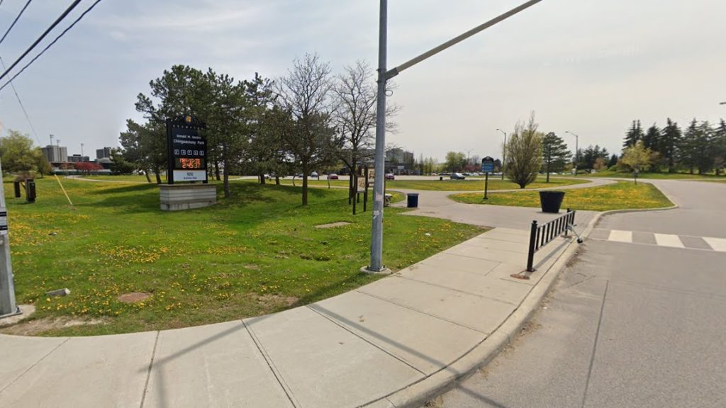 The entrance to Chinguacousy Park in Brampton. GOOGLE MAPS