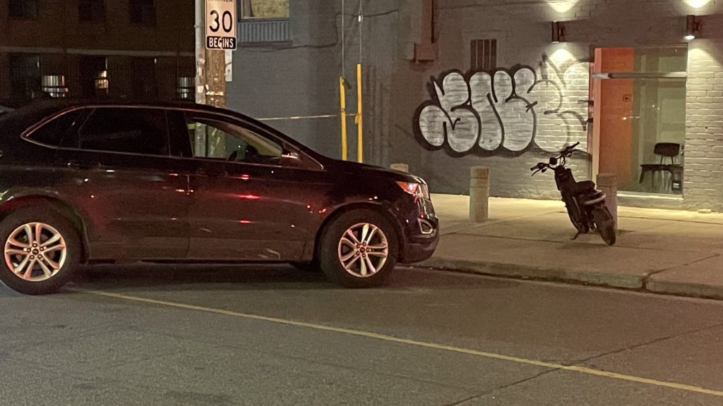 Man charged with impaired after crashing e-scooter into unmarked Toronto police car