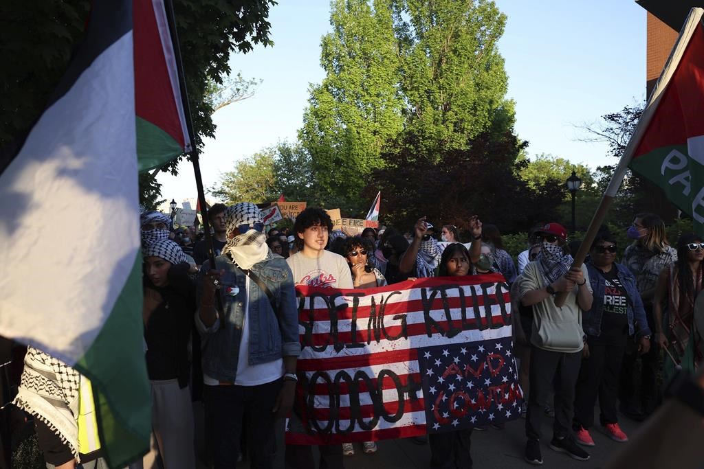 Tension grows on UCLA campus as police order dispersal of large pro