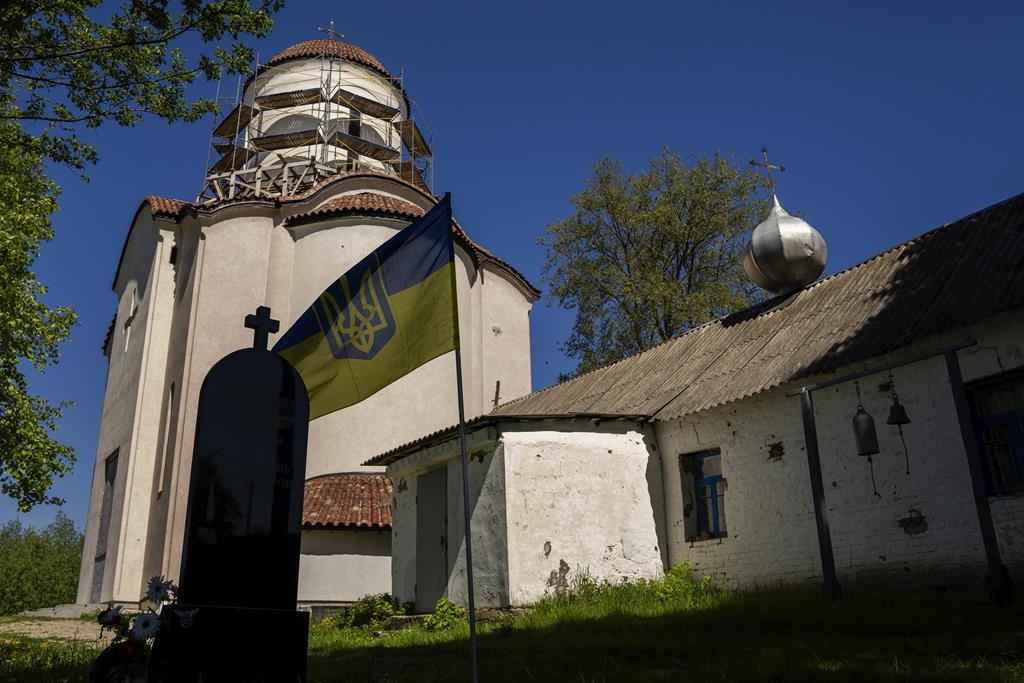 Damaged in war, a vibrant church in Ukraine rises as a symbol of the country's faith and culture
