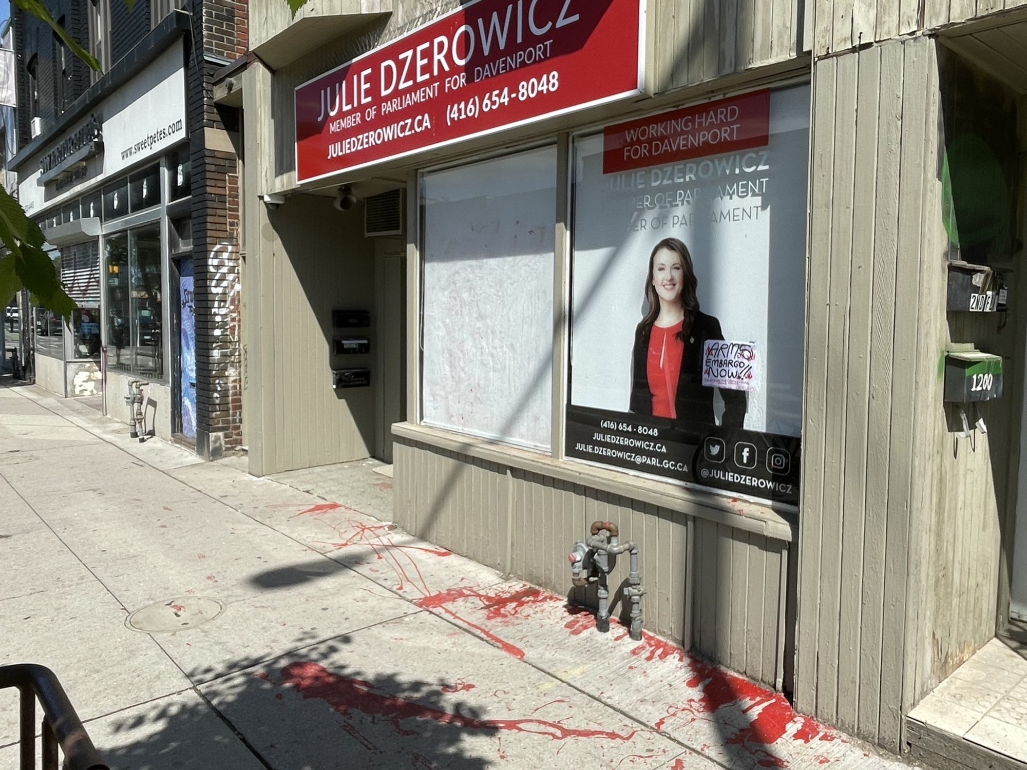Hate Crime Unit investigating vandalism at Member of Parliament's Toronto office - Vimarsana News