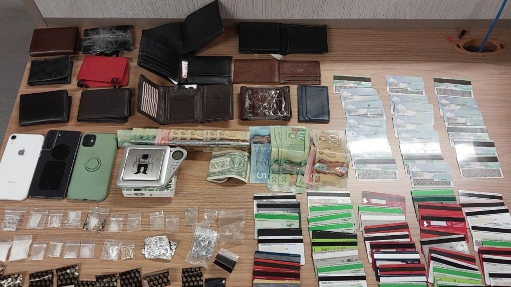 Over 60 stolen credit cards and drugs seized during Brampton traffic stop, 3 men charged