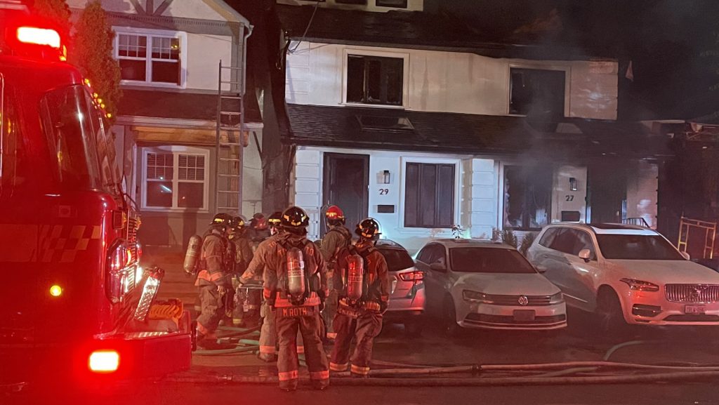 Firefighter injured as crews battle 3-alarm residential blaze in Midtown
