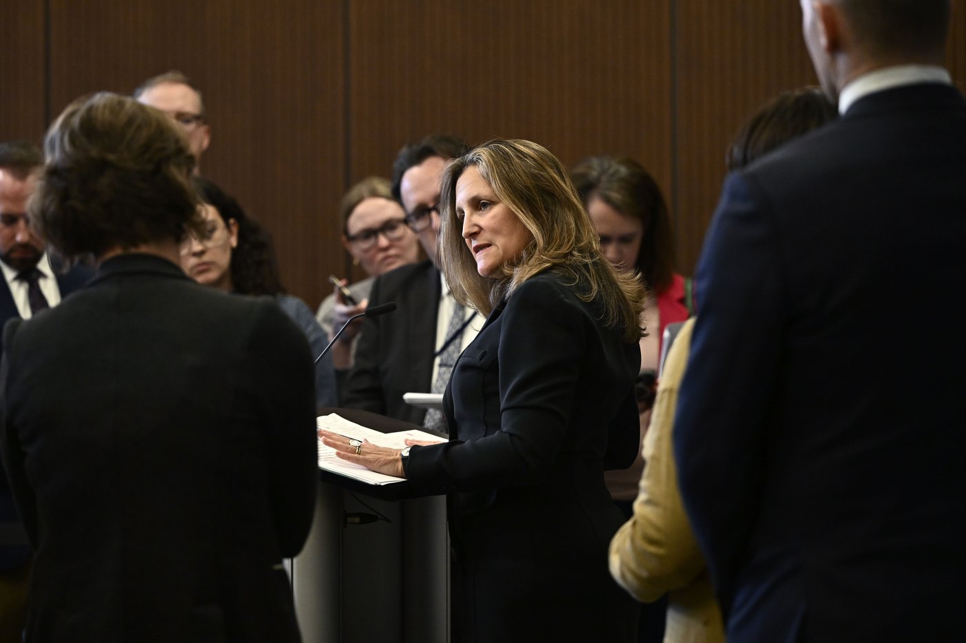 Freeland challenges Tories to take stand on capital gains changes with