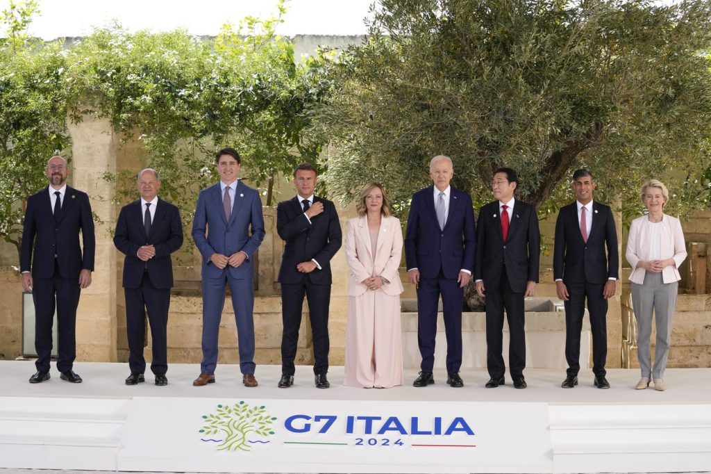 G7 summit opens with deal to use Russian assets for Ukraine as Italy flexes its right-wing muscles