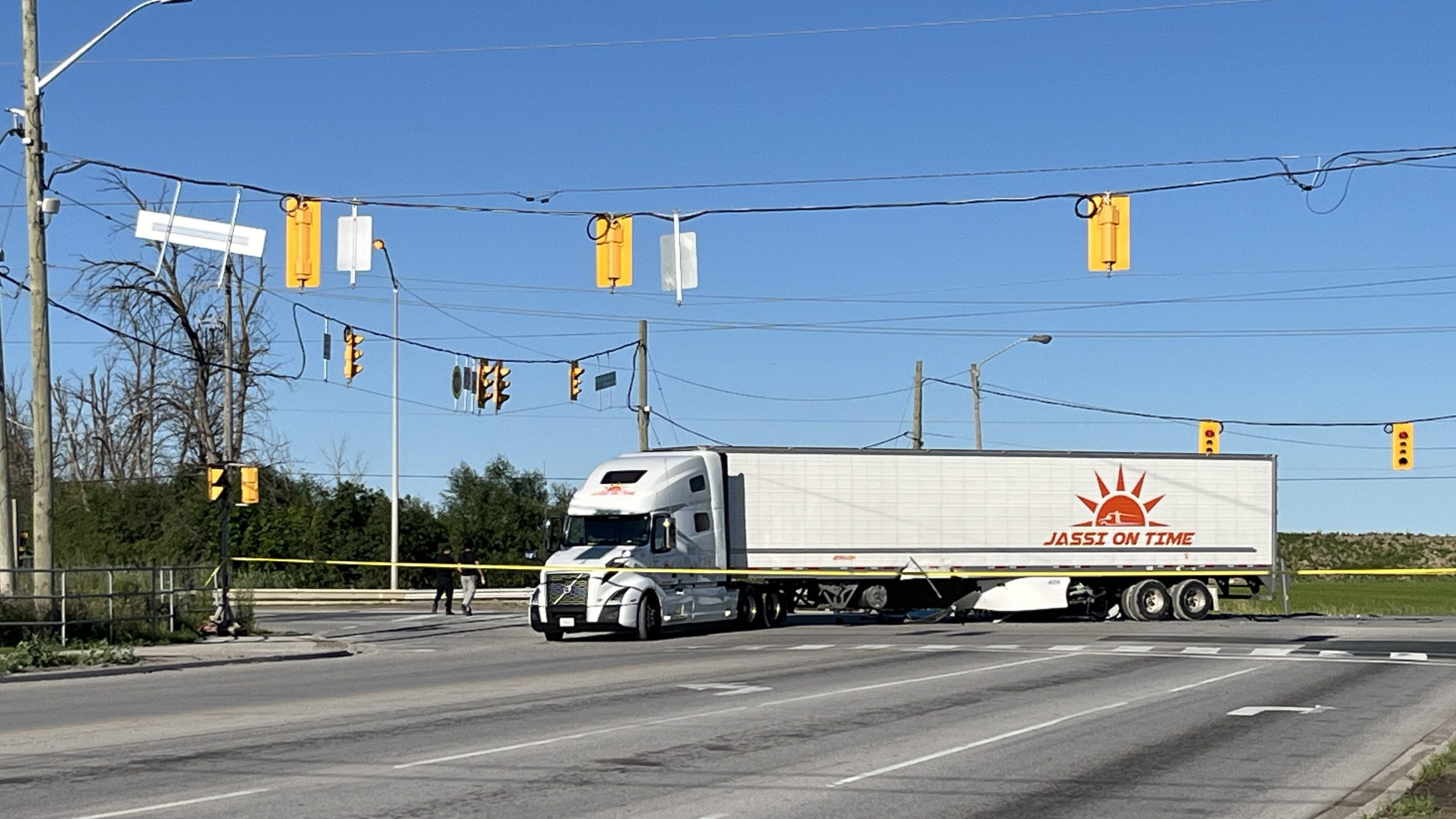 Woman killed in Brampton crash involving car and transport truck