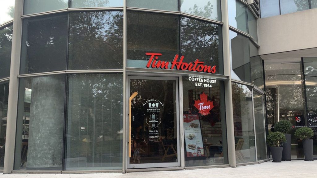 A Tim Hortons store in Shanghai