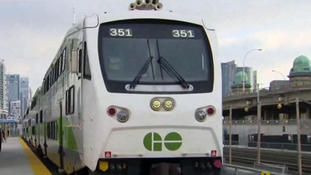 A GO Transit train