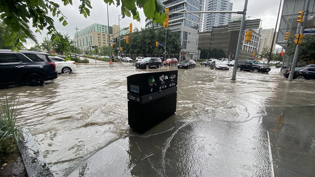 Toronto gets more than a month's worth of rain in a few hours amid rainfall warning