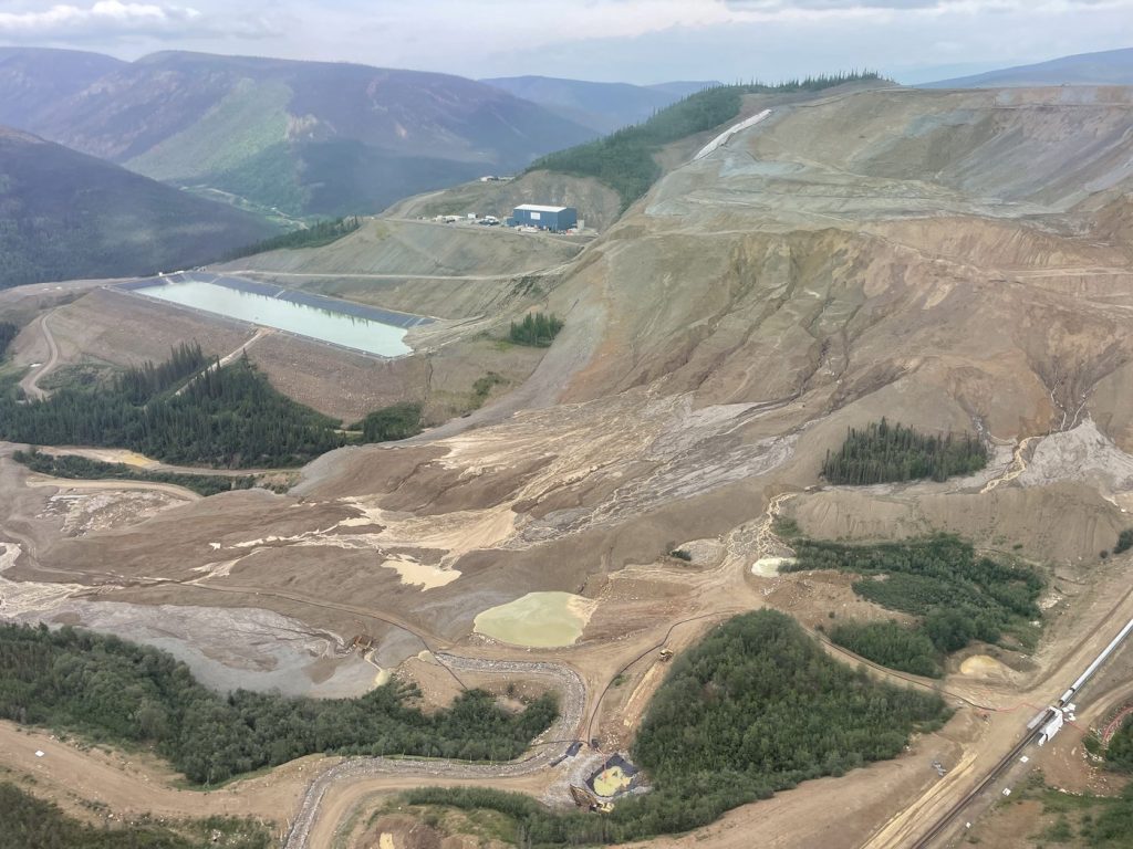 Yukon government stepping in to build 'safety berm' after company misses deadlines