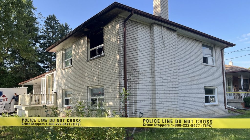 Toronto firefighters were called to a home on Carney Road just after 6:30 a.m. on Saturday.