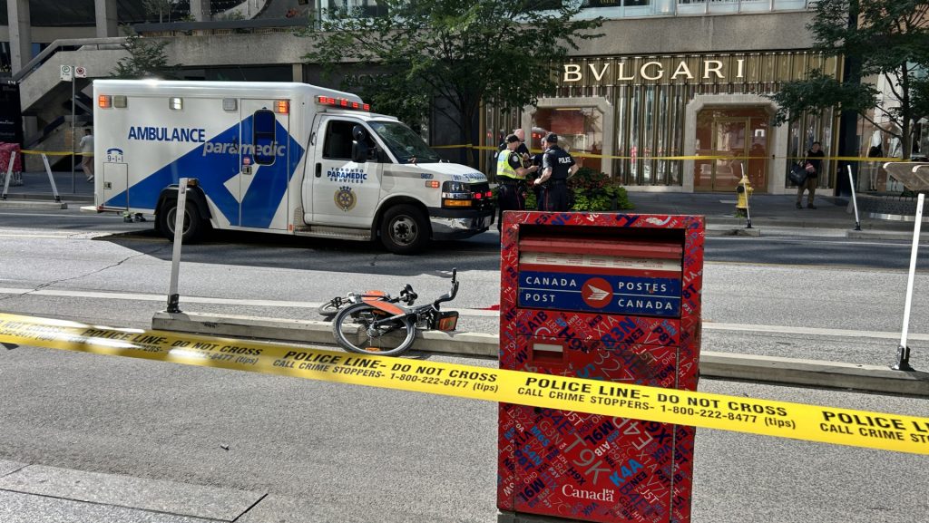 Female cyclist, 24, dead after being hit by dump truck in Yorkville