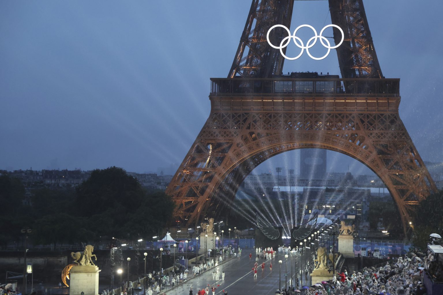 Celine Dion Performs At Olympic Games Opening Ceremony In Paris