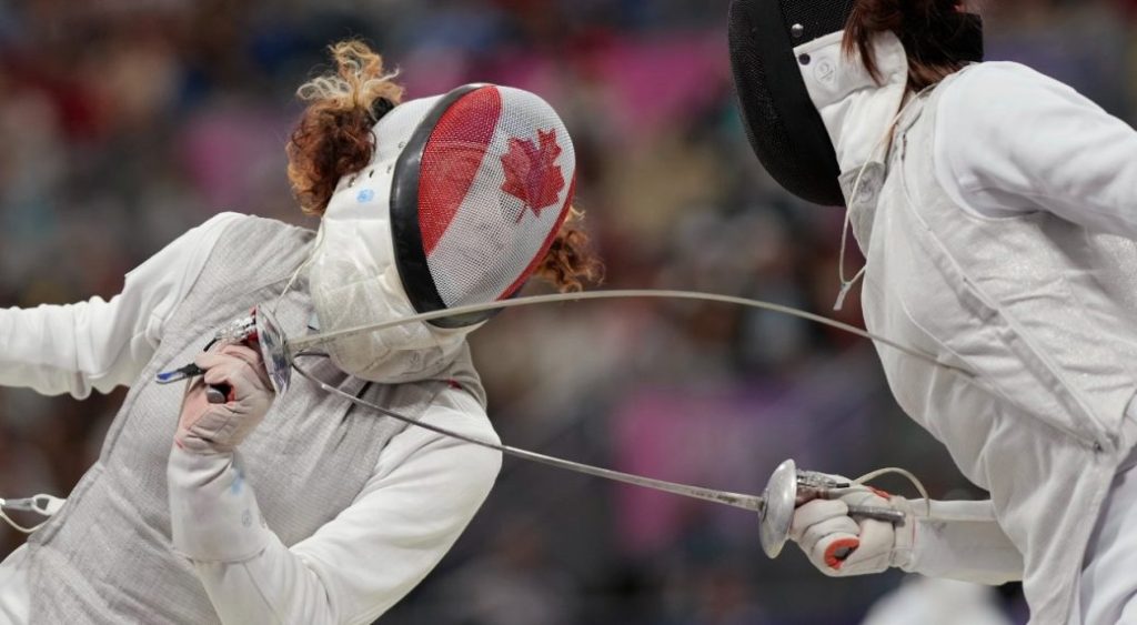 Eleanor Harvey advances to Paris fencing semifinal, sets Canadian Olympic record
