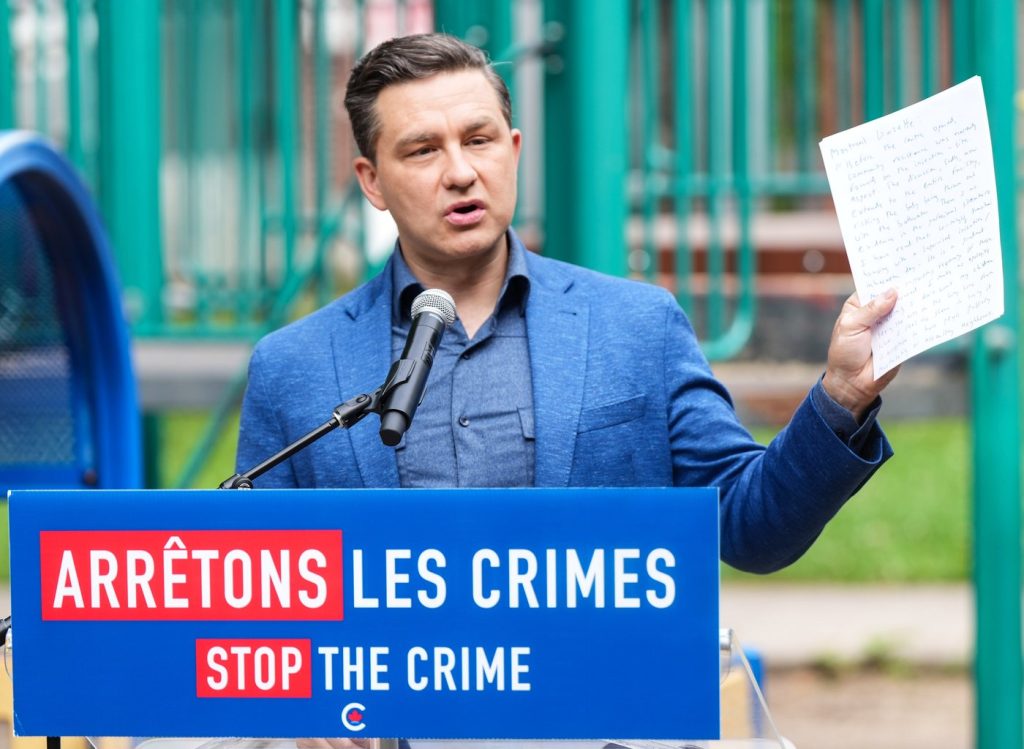Poilievre says Ontario teenager's killing shows Liberal, NDP policies have failed