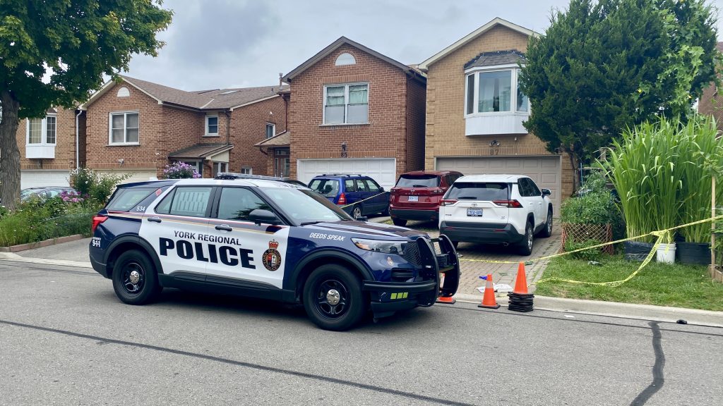 Police are investigating a shooting in Markham.