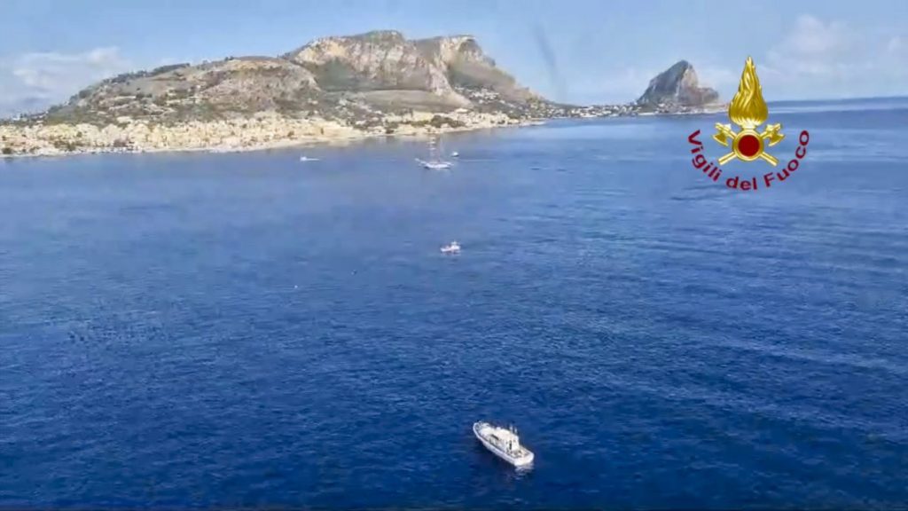 1 dead, 6 missing after luxury superyacht sailboat sinks in storm off Sicily