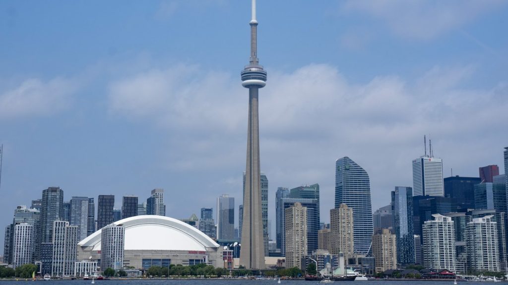 Toronto Public Health says the number of whooping cough cases are more than double the pre-pandemic average. The Toronto skyline is seen on Monday, Aug. 5, 2024. THE CANADIAN PRESS/Chris Young 